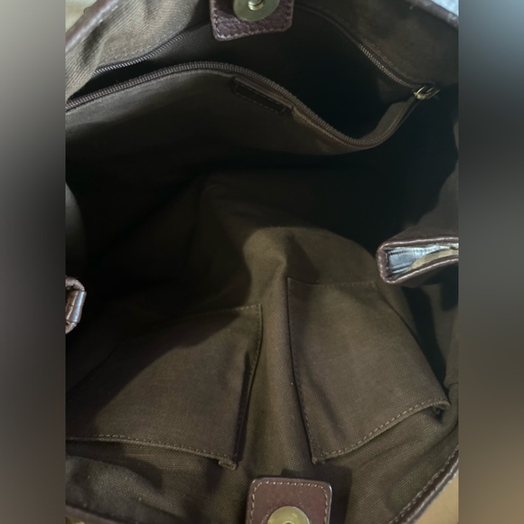 Authentic Vintage Burberry Plaid Haymarket Shoulder tote purse - Picture 16 of 17